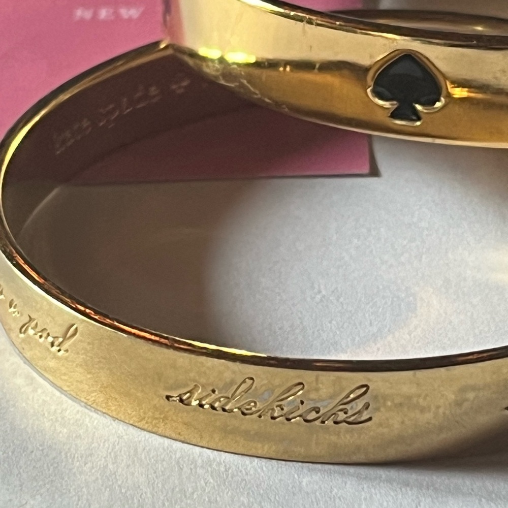 ♠️2 Kate Spade Bangle Bracelets ♠️ Best Friend Ever kate spade jewelry - Picture 4 of 10